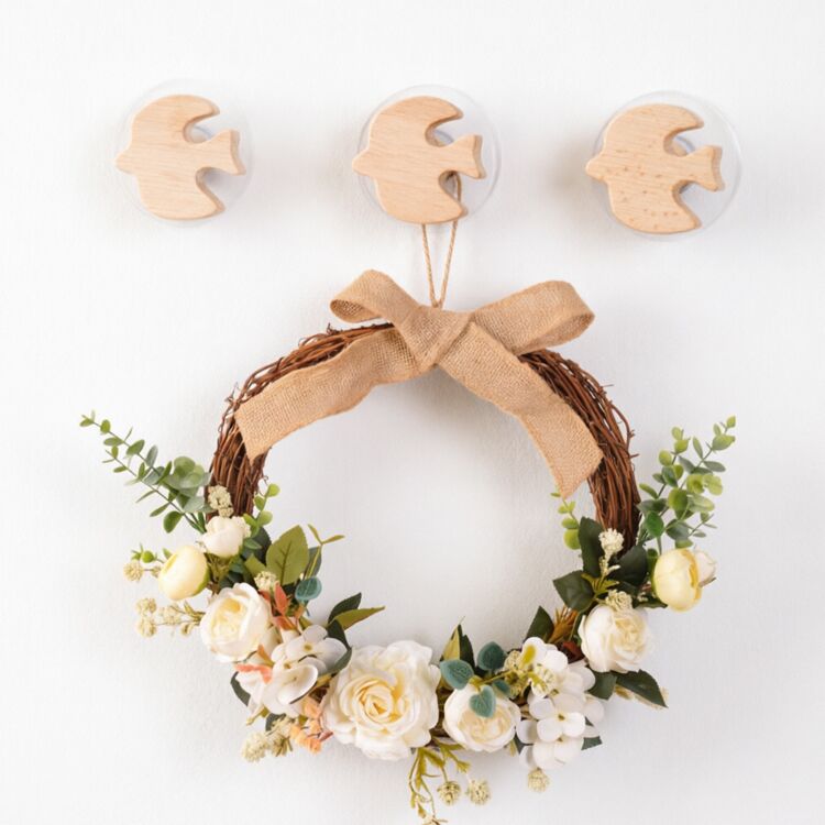 Cute Animal-shaped Wooden Wall Hooks