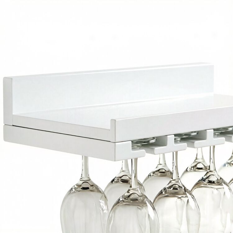 Wooden Wall Mounted Wine Rack