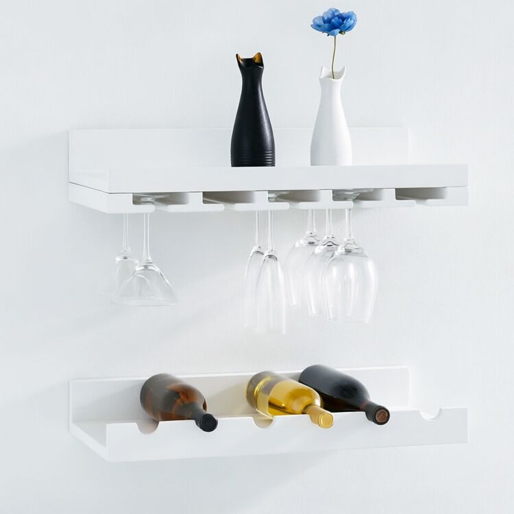 Wooden Wall Mounted Wine Rack