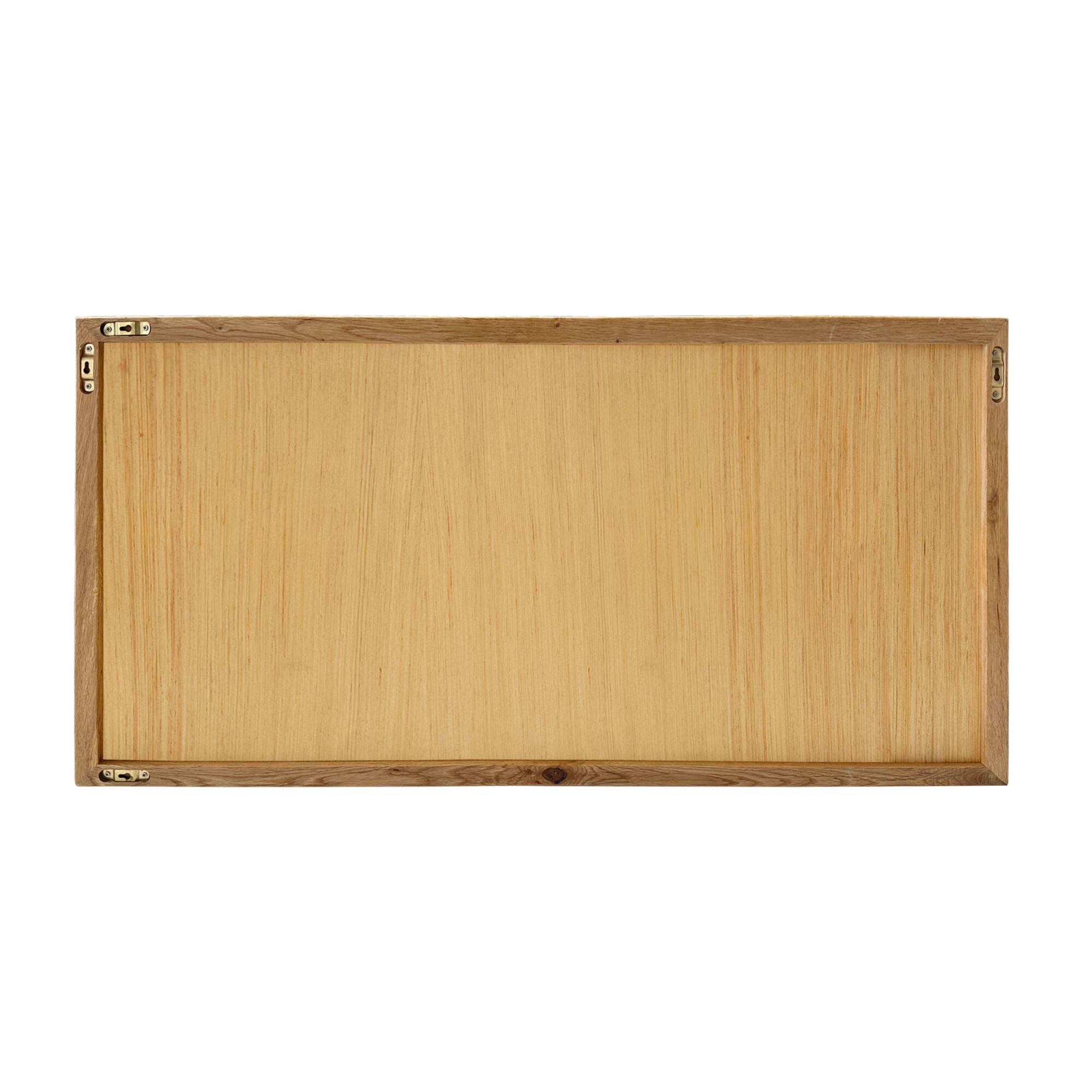 Minimalist Solid Wood Shadow Box Wall Mirror