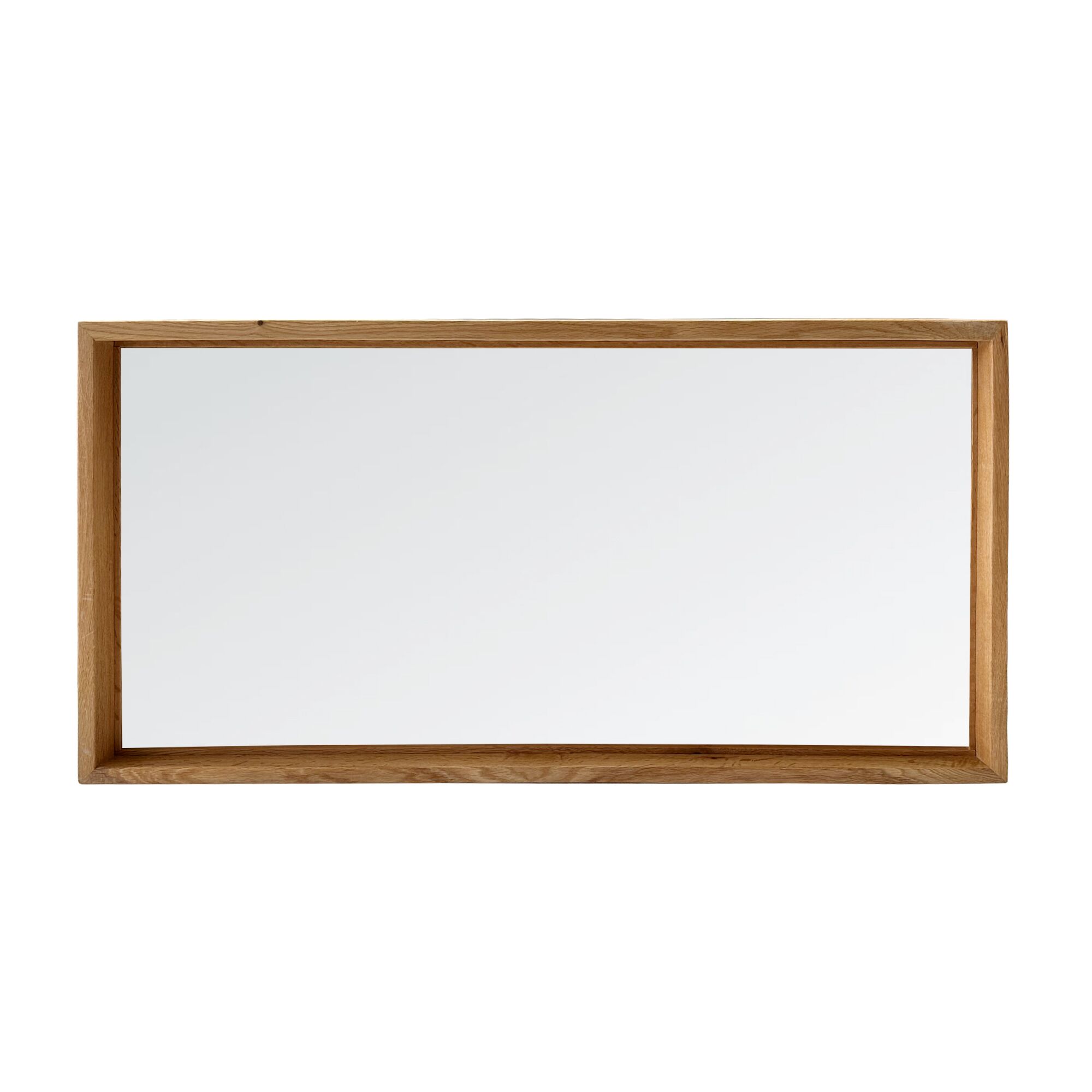 Minimalist Solid Wood Shadow Box Wall Mirror